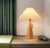 Medieval style pleated table lamp