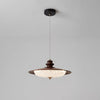 American retro walnut wood grain dining room chandelier