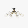 French cream style full copper living room and bedroom ceiling lamp
