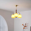 Cream style vintage persimmon chandelier