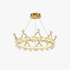 Creative Crown Crystal Bedroom Chandelier