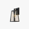 Black outdoor waterproof courtyard garden exterior villa wall lamp
