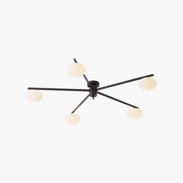All-copper creative magic bean glass living room ceiling lamp