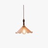 Retro tea-colored glass dining room bedroom chandelier