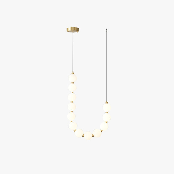 Cream style all-copper magic bean chandelier