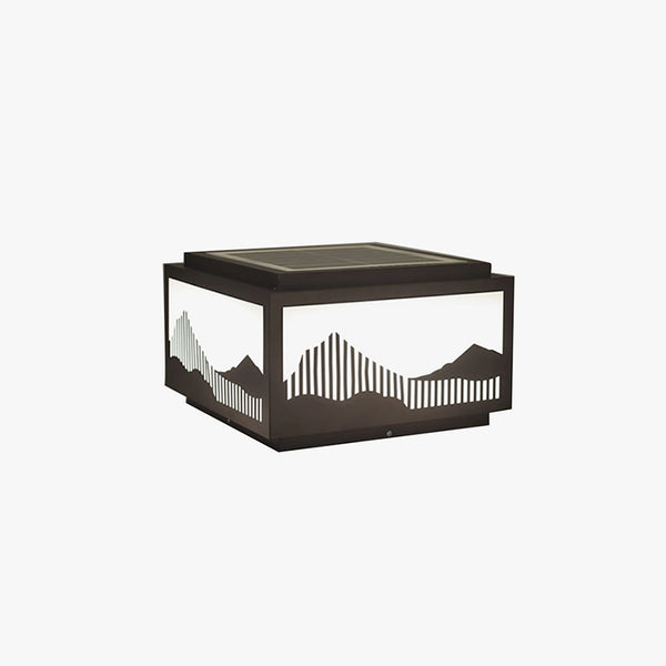 Outdoor villa fence courtyard wall gate waterproof column head light