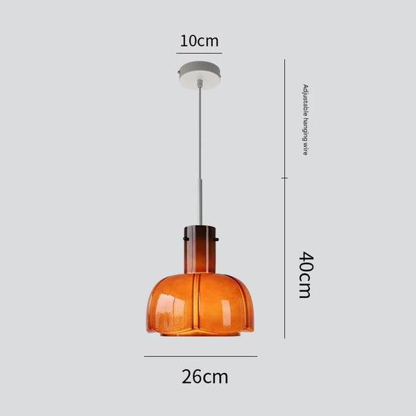 Creative flower bud glass chandelier