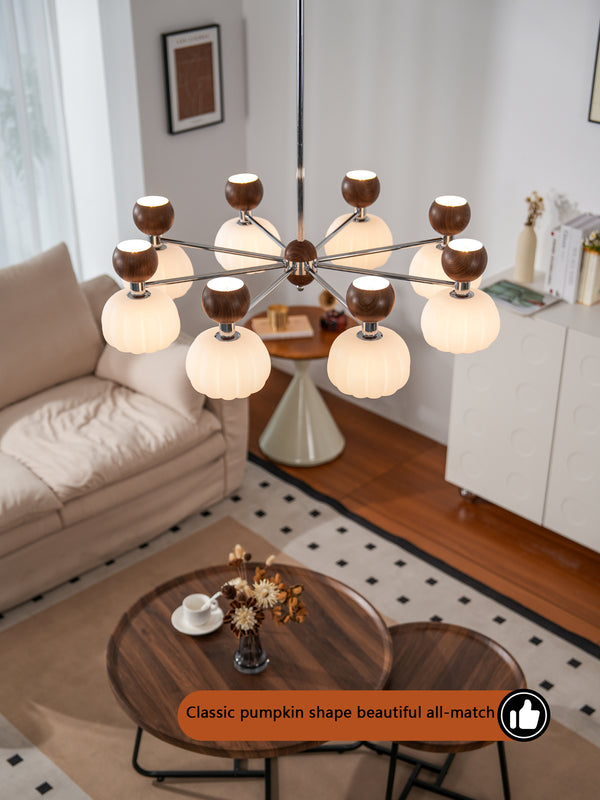 Pumpkin Shaped Magic Bean Chandelier