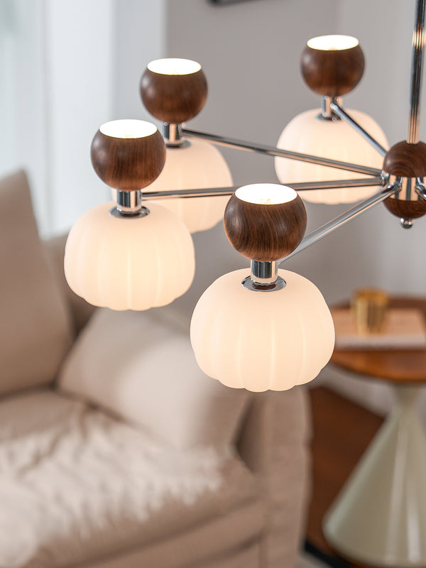 Pumpkin Shaped Magic Bean Chandelier