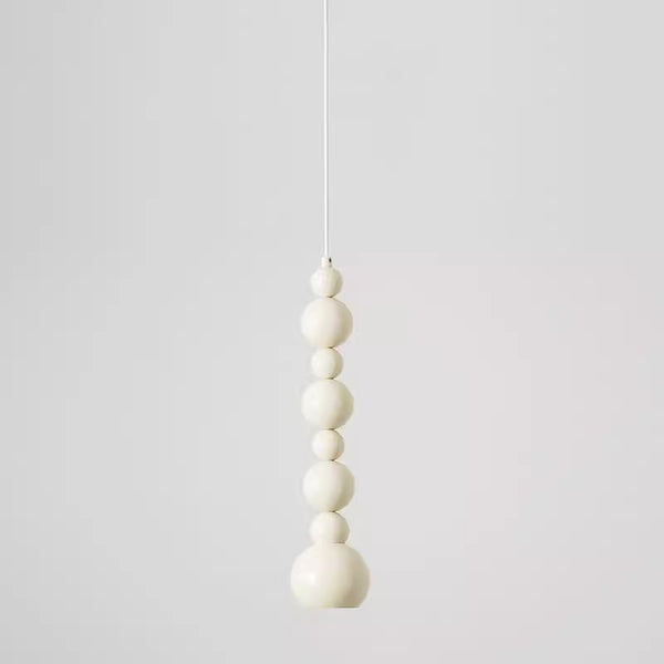 Kreativer Kronleuchter im cremefarbenen Stil mit Kürbislampe