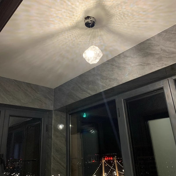 Lustre de glace créatif