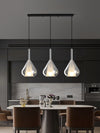 Creative water drop glass chandelier