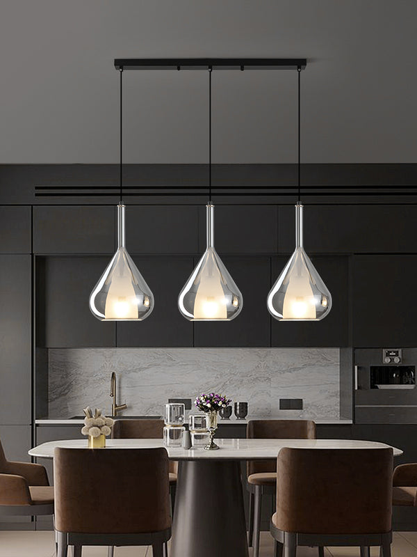 Creative water drop glass chandelier