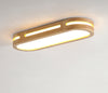 Solid wood LED ceiling light strip