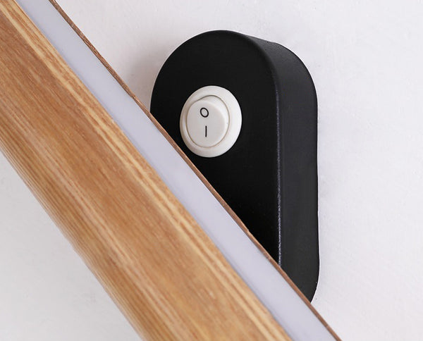 Lampe murale rotative de chevet de chambre nordique