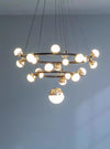 Creative molecular chandelier