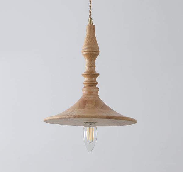 Japanese style wabi-sabi style solid wood vintage chandelier