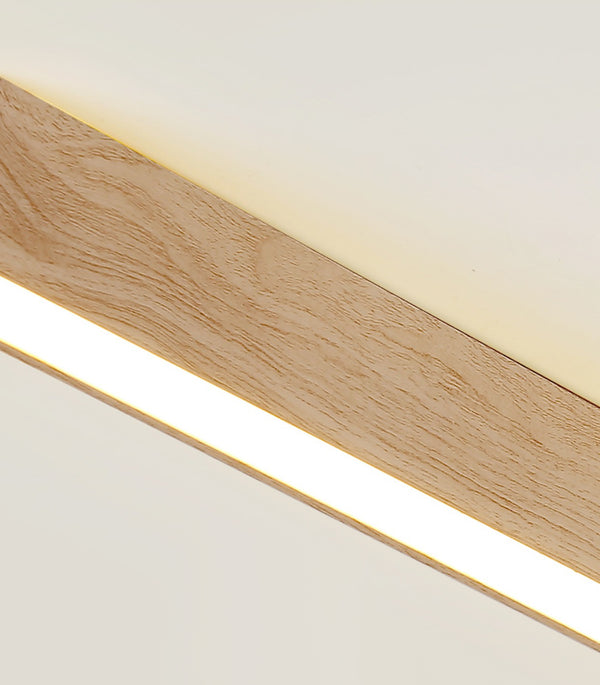 Lange Deckenlampe im japanischen Stil