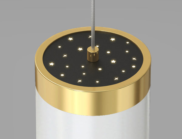 Lustre de table à manger créatif en forme d'étoile