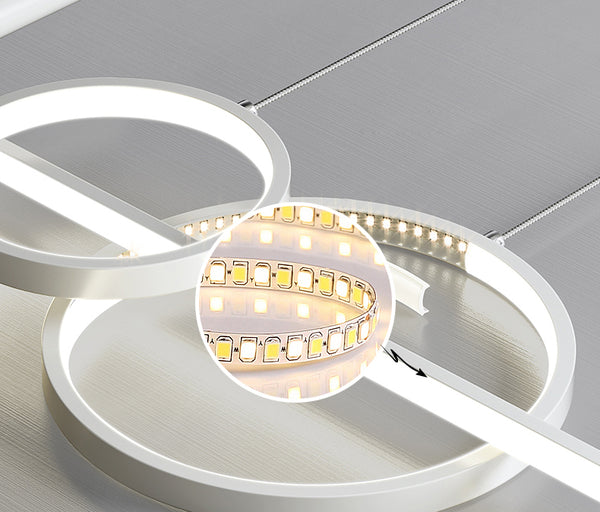 Lustre de table à manger créatif en forme d'étoile