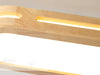 Solid wood LED ceiling light strip