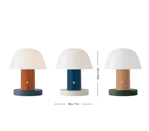 Nordic rechargeable touch portable desk lamp
