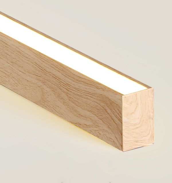 Lange Deckenlampe im japanischen Stil