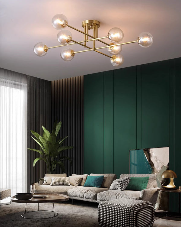 Nordic simple magic beans chandelier