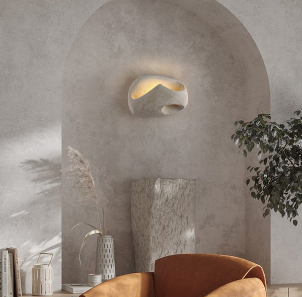 Wabi-sabi style wall lamp