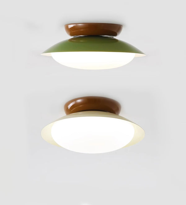 Japanese style bowl ceiling lamp