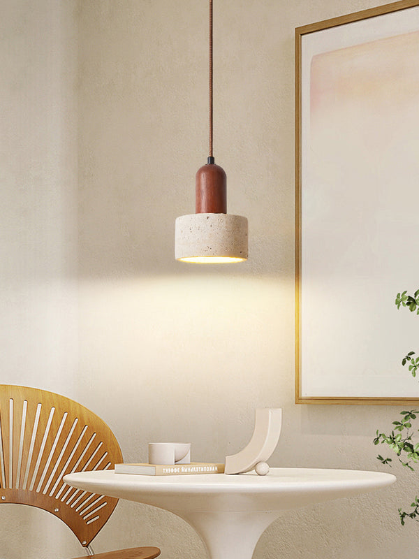 Vintage wabi-sabi style bedroom bedside chandelier