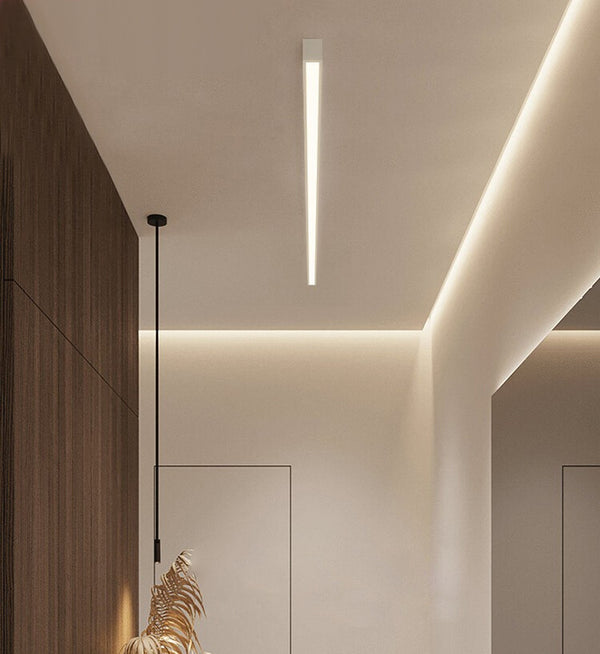 Minimalist long ceiling light