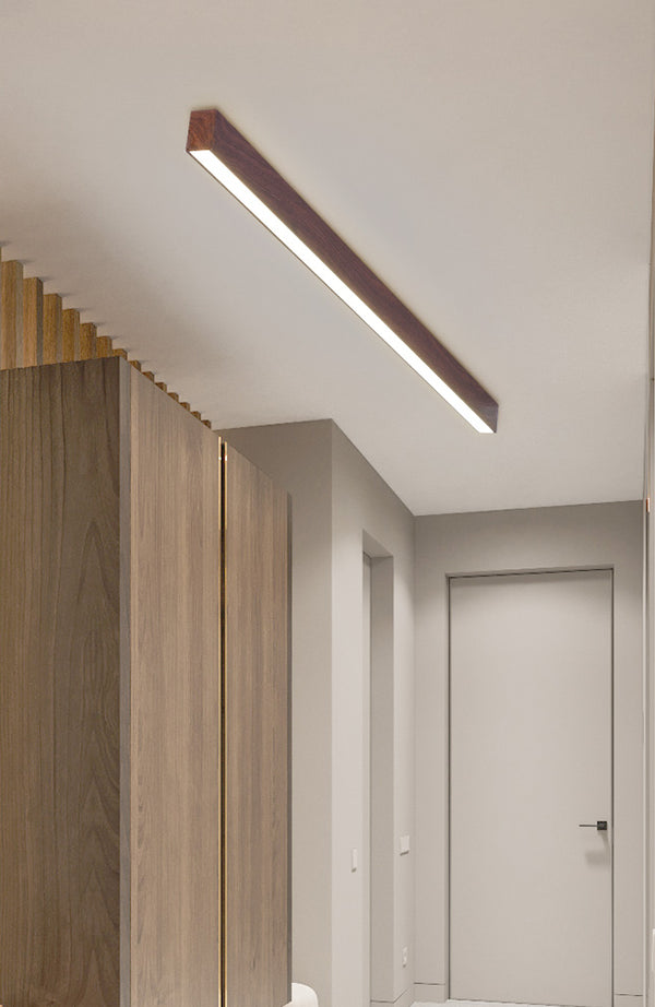 Lange Deckenlampe im japanischen Stil