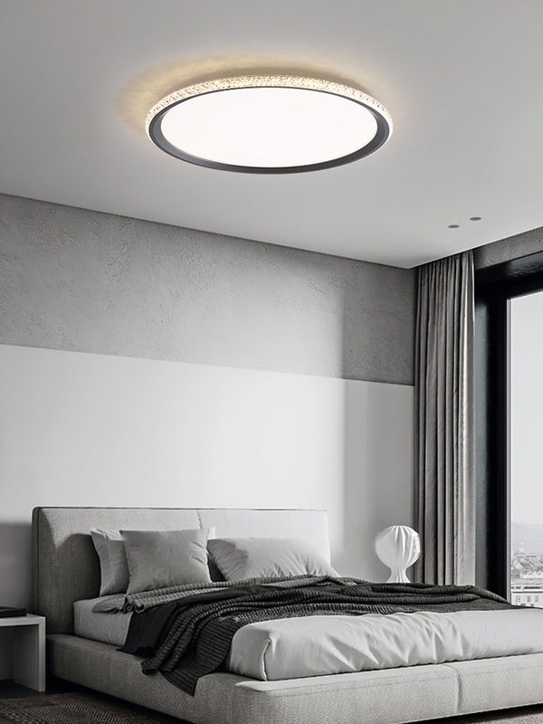 French crystal ceiling lamp