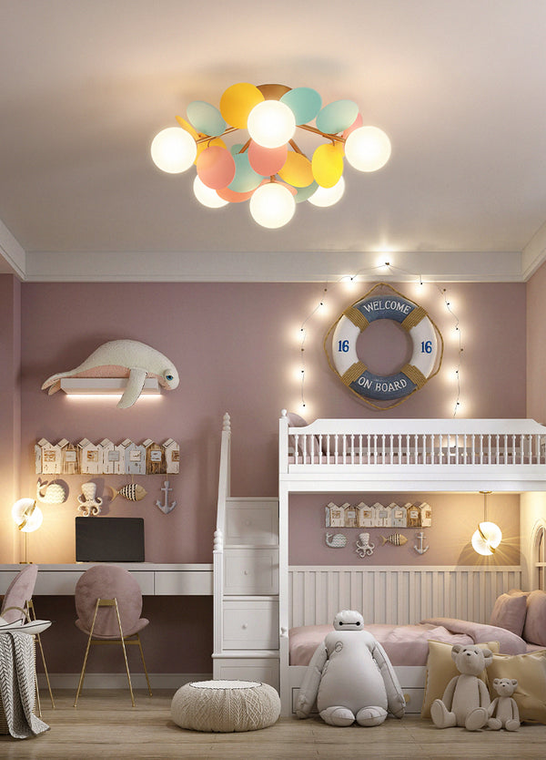 Lustre créatif Macaron pour chambre d'enfant