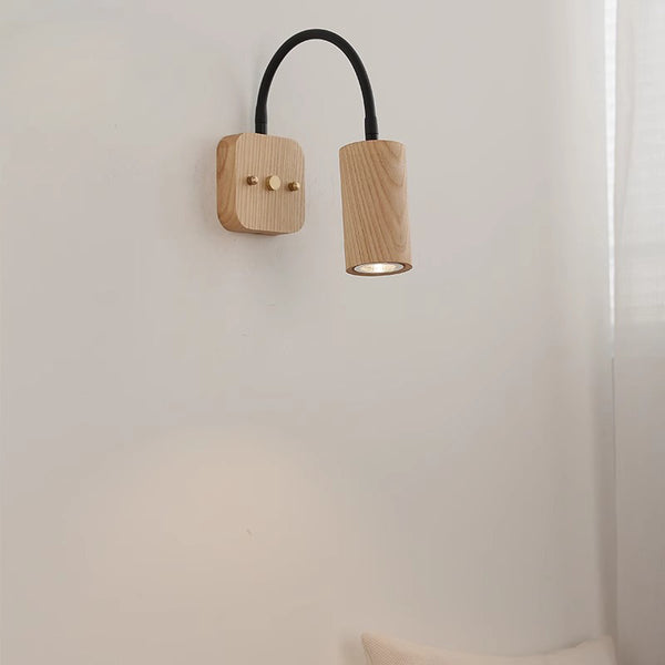 Lampe de chevet murale rotative rétro