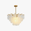 Lustre coquille crème français