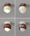 Deckenlampe im französischen Cremestil für den Flur