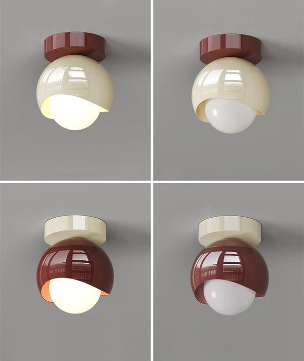 Deckenlampe im französischen Cremestil für den Flur