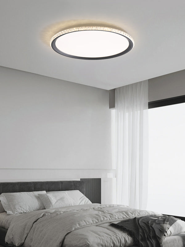 French crystal ceiling lamp