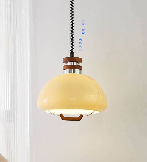 Vintage Medieval style glass chandelier