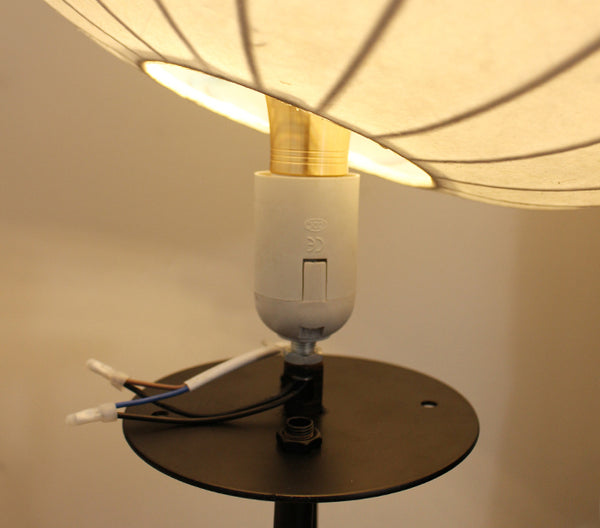 Cream style pear floor lamp