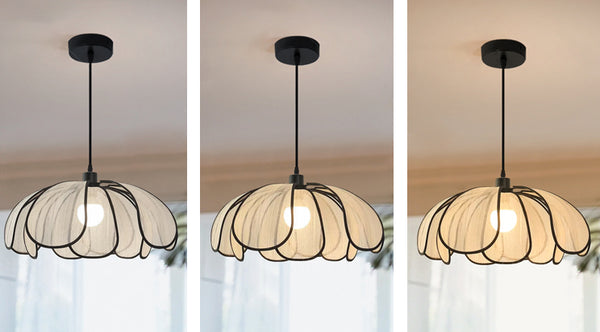 Vintage French Petal Chandelier