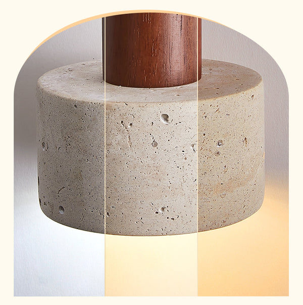 Vintage wabi-sabi style bedroom bedside chandelier