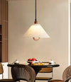 Lustre de restaurant rétractable de style Wabi-sabi