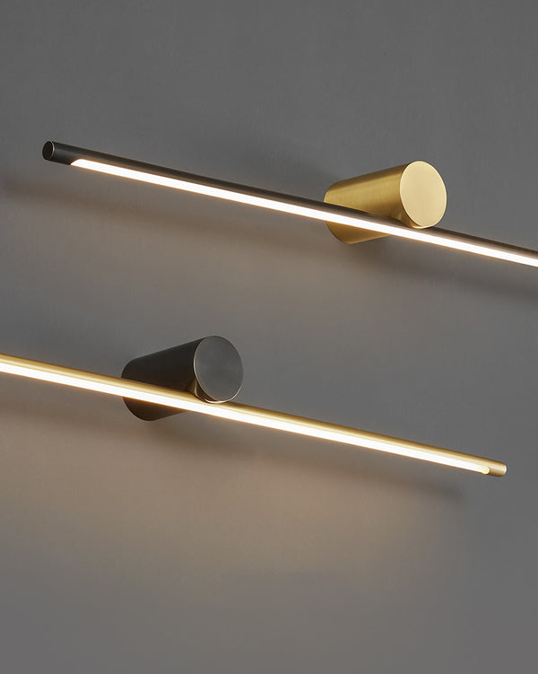 Copper LED mirror wall lamp