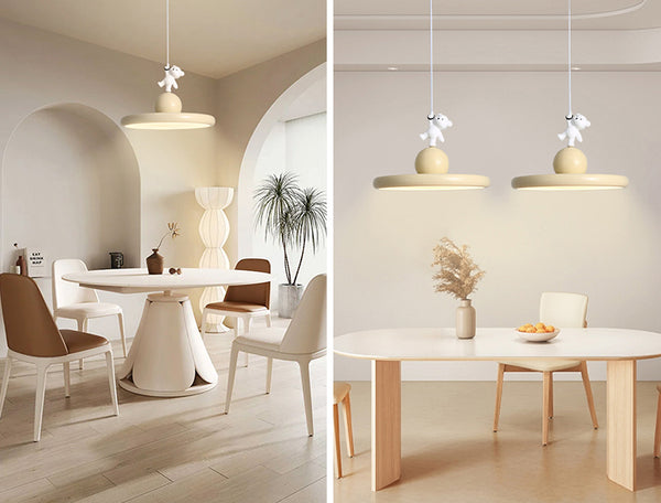 Kreativer Kronleuchter mit Cartoon-Bären