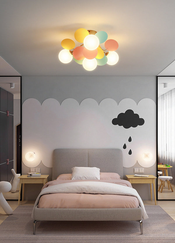 Lustre créatif Macaron pour chambre d'enfant