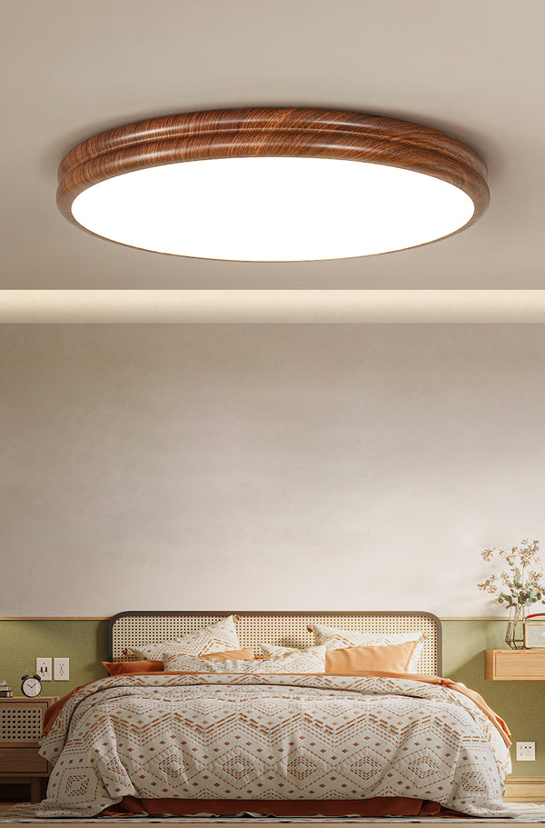 Medieval style round LED ceiling lamp