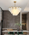 Lustre coquille crème français